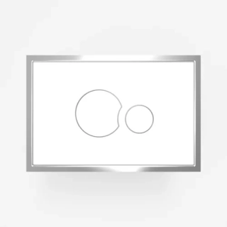 Ovládací tlačítko SANIT SK 706 malé 181x121mm bílé